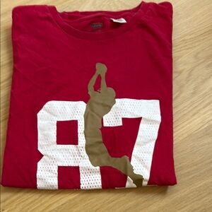 49ers Red Graphic T-Shirt with Sports Design